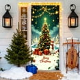 thumbnail image 6 of ToyKingdee Elastic Christmas Front Door Cover, Holiday Door Banner for Photography Background, Xmas Party Photo Booth and Home Decor, 6 of 6