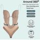 thumbnail image 3 of Faja sin espalda para mujer Faja con cuello en V profundo para vestido con espalda baja, 3 of 4