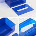 thumbnail image 3 of Caja de pañuelos acrílica moderna, dispensador de servilletas, estuche para toallitas, caja de almacenamiento de cocina, organizador de escritorio H, 3 of 3