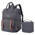thumbnail image 1 of Mochila Bolso para Extractor de Leche mommore para Spectra S1, S2 y Medela con Compartimento para Laptop de 15,6 pulgadas, Gris, 1 of 7