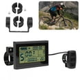 thumbnail image 1 of Electric Bicycle LCD Instrument, With USB Interface LCD Instrument, Waterproof Connector Equipment For Cyclists Car Shops Riding Cycling, 1 of 8