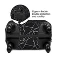 thumbnail image 4 of Naloa Spider Web Black Elastic Suitcase Protector, Travel Suitcase Protector Cover Fits 18-32in Suitcase - X-Large, 4 of 9