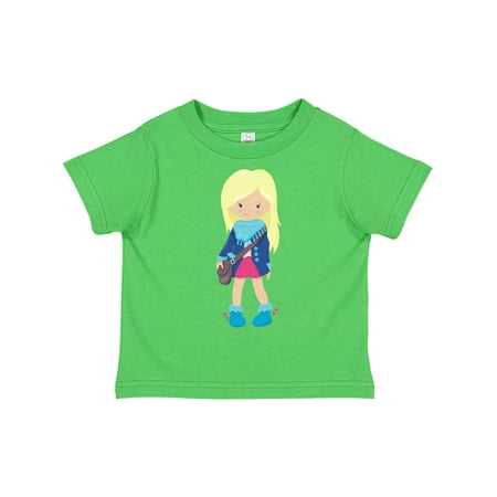 

Inktastic Fashion Girl Blonde Hair Blue Jacket Blue Boots Gift Toddler Toddler Girl T-Shirt