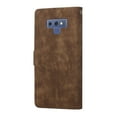 thumbnail image 3 of Suited for Samsung Galaxy Note 9 Case 2018 Released, Premium PU Leather Shockproof Cards Slots Flip Holder Wallet Cover with Hand Strap Drop Protective Case For Samsung Galaxy Note 9,Brown, 3 of 8