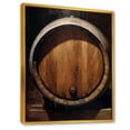 thumbnail image 2 of Designart "Oak Barrels' Essence" Wine Floater Framed Canvas Prints, 2 of 5