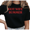 Black-1, variant on Confident Party Graphic Shirt for Women "It's Giving Mrs" Red Serif Font Black Tee Top