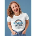 thumbnail image 2 of Be Positive Live Well Shaped T-Shirt Women -Image by Shutterstock, Female x-Large, 2 of 4