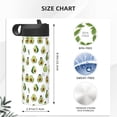 thumbnail image 4 of Fotbe Avocado Friends Pattern 18oz Sports Insulated Kettle Stainless Steel Sports Insulated Kettle For Running Hiking Cycling Climbing Man'S Woman'S Water Bottle, 4 of 8