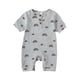 thumbnail image 1 of Gibobby Mameluco polar Monos para bebé niña/niño, ropa de manga corta, mono con estampado de arcoíris, traje de verano de 3, 6, 12, 18 y 24 meses(F, 18-24 Meses), 1 of 3