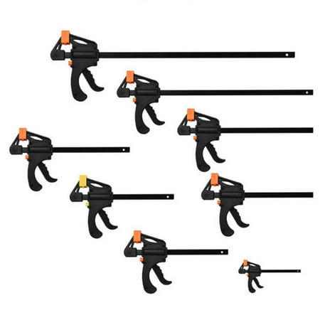 

Grofry 4/6/8/12/18//24/30inch Quick Ratchet Release Woodworking Bar F Clamp Hand Tool