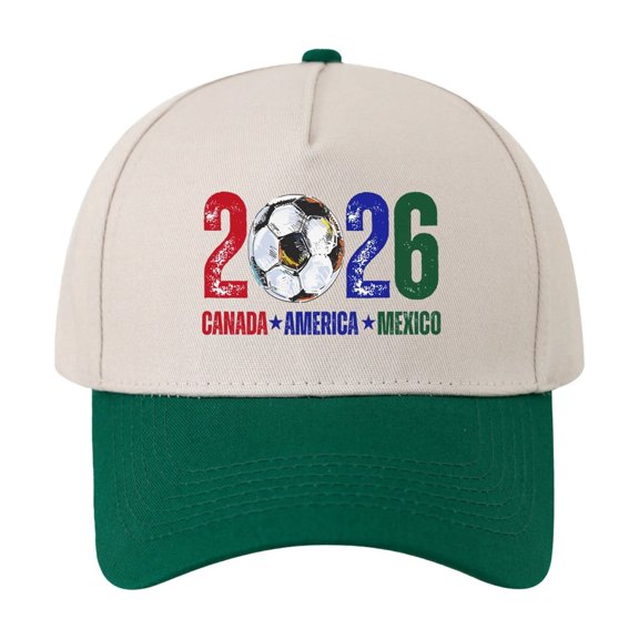 Hats for Men and Women 2026 USA CAN Country Soccer Running Baseball Cap