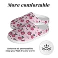 thumbnail image 6 of Wukai Bike with Donut Wheels Print Women's Indoor Bedroom Slipper Slip On Shoes, Unisex House Shoes with Anti-Skid Sole for Men, Gift for Women Men-39/40, 6 of 7