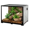 thumbnail image 2 of REPTIZOO Reptile  Knock Down Full View Natural Terrarium- 24 x 18 x 18 inches , Black, 2 of 6