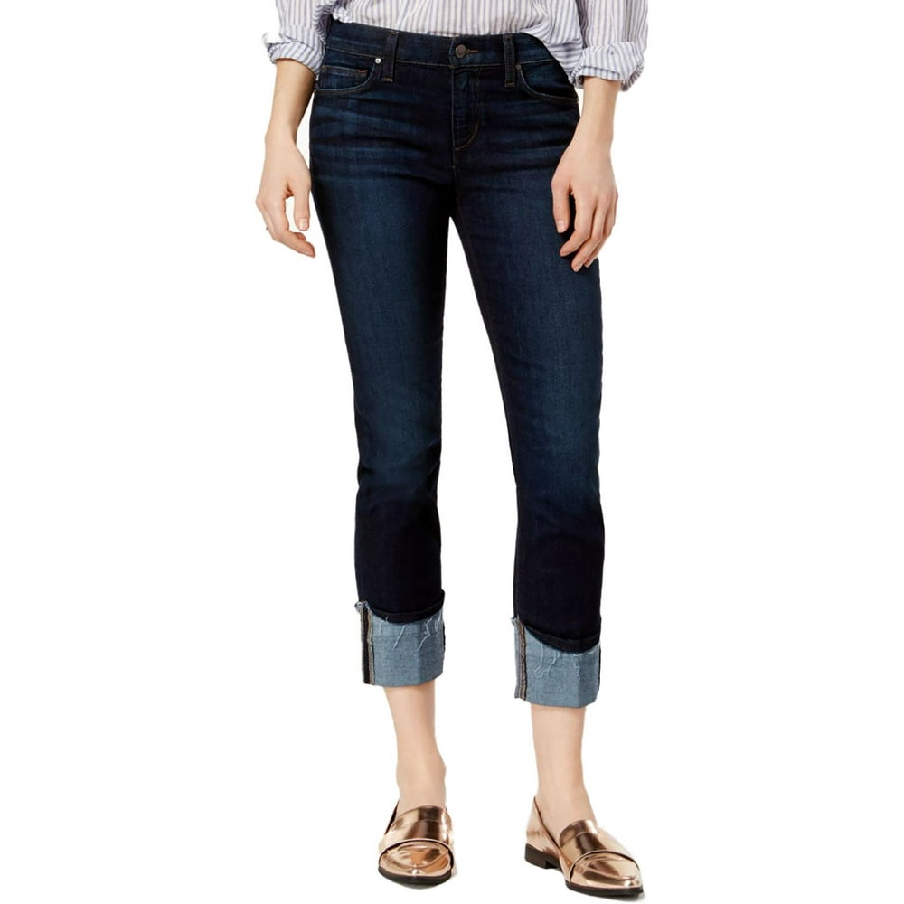 JOE'S Jeans - Joe's Jeans Womens Frayed Cuffed Jeans Navy 27 - Walmart ...