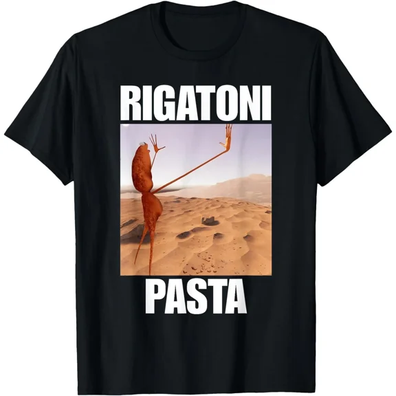 Marcus the Worm Rigatoni Pasta Meme Fun Youth Kids Men Women Humor Unisex T-Shirt, up to size 5XL