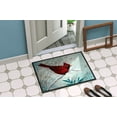 thumbnail image 4 of Carolines Treasures PJC1110MAT Cardinal Winter Red Bird Tapis Intérieur & Extérieur - 18 x 27 Po., 4 of 4