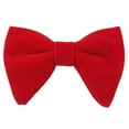 thumbnail image 1 of relayinert Confortable et Résistant à l'Usure Nœud Papillon en Velours pour Hommes Élégant et Durable Fabriqué Rouge, 1 of 6