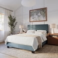 thumbnail image 4 of CorLiving Celeste Modern Upholstered Adult Full Sized Bed Frame with Headboard, Box Spring Required, 4 of 6