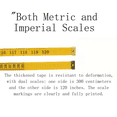 thumbnail image 2 of GJX Body Measuring Tape,Accurate Soft Tape for Body Measurements,Fat Tracking,Sewing & Tailoring, 2 of 5