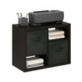 thumbnail image 6 of Furinno Viola Standing Storage Shelf with Two Storage Bins, Dark Oak/Black, 6 of 7