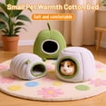 thumbnail image 5 of Cat Cave Bed, Warm Pet House Cat Shelter, Small Dog Puppy Sleeping Beds With Removable Washable Pillow Cushion Pad for Guinea Pig Mouse and Small Animals, 5 of 8