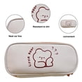 thumbnail image 3 of Lindo estuche para lápices, bolsa de cosméticos portátil, bolsa duradera para bolígrafos para niñas, niños, adolescentes, escuela, 3 of 5