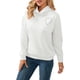 thumbnail image 5 of Sudadera con capucha de manga larga para mujer cómoda sudadera con espalda descubierta Tops de moda para primavera y otoño, 5 of 9