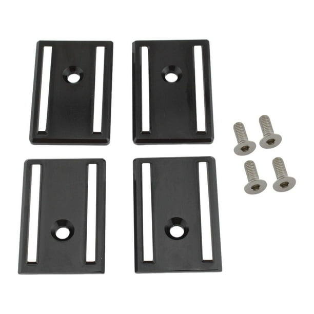 4 piezas de cubiertas decorativas de motor resistentes para V-max1200 1994-2007 y negro