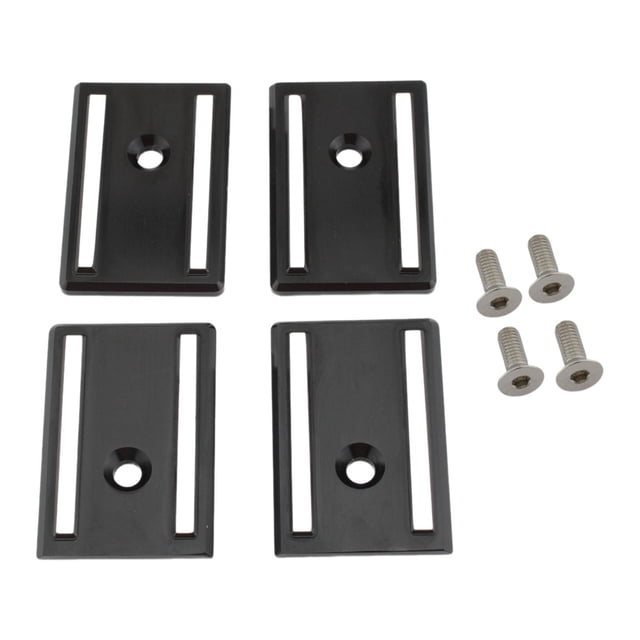 Cubiertas decorativas para motor de motocicleta Strade Fareast Limited 4 piezas negro