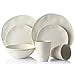 thumbnail image 3 of Bamboo Dinnerware Set, Morgiana 8-Pieces Reusable Tableware Set Eco-Friendly Bamboo Fiber Plates, cups, Bowls for 2 Person (White), 3 of 4