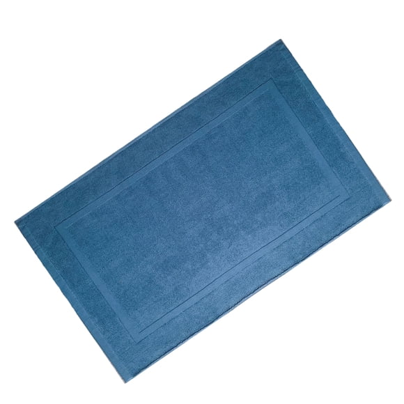 Yuarrent Alfombrilla De Baño De Algodón Jacquard Plana Y Denso Para Baño Es Y Cómoda De Color Blanco Juegos de accesorios de baño color mulán