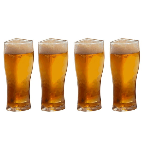 Inteprter Jarra de cerveza 4 en 1, recipiente para bebidas, accesorios para vino, herramientas creativas, juego de tazas acrílicas para bares, fiestas, Barra de herramientas pequeña Inteprter HA002622-01B