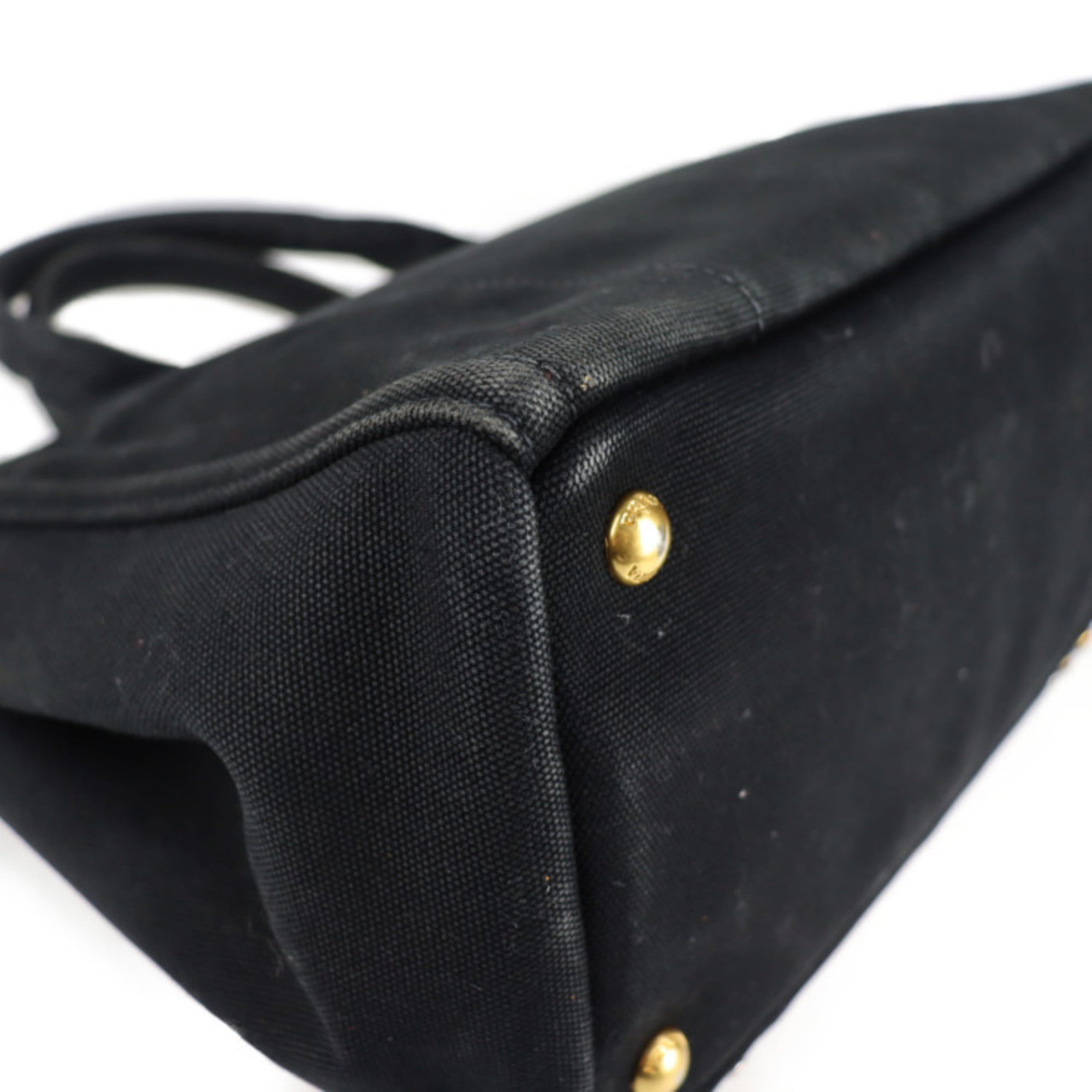 Prada // Black Canapa Logo Tote Bag – VSP Consignment