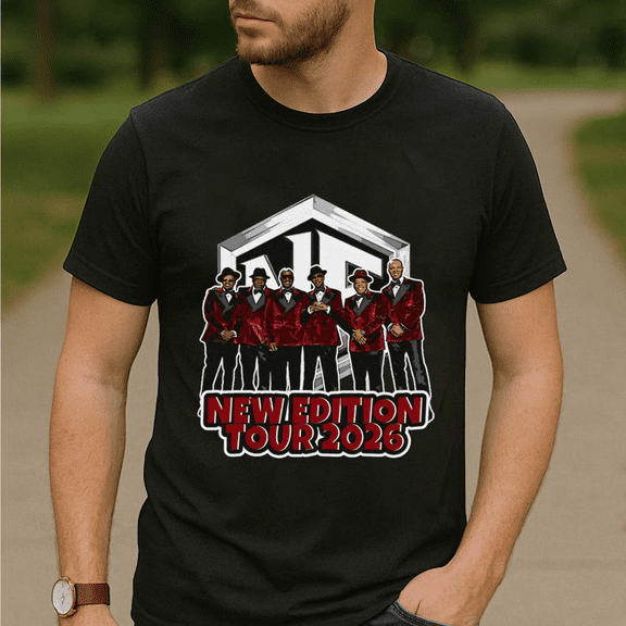 Retro New Edition 2026 Graphic T-Shirt, 90s R&B Music Band Tee