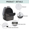 thumbnail image 4 of Colorful Vintage Waterproof Student Backpack - Breathable & Lightweight for Daily Use, 4 of 5