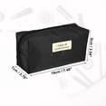 thumbnail image 2 of 1 Pc Women Waterproof Makeup Bag for Business Travel Vacation Wedding Black Nylon, 2 of 6