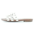 thumbnail image 2 of Sam Edelman Bay Women's Sandals & Flip Flops White Studded Size 7.5 M, 2 of 8