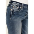 thumbnail image 4 of Miss Me Women's Medium Wash Mid Rise Wing Pocket 32" Bootcut Stretch - M3080B62V 32W x 32L, 4 of 4
