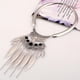 thumbnail image 4 of Qarigey Mujer hombre aleación borla collar moda collares colgante joyería regalos accesorio cumpleaños club nocturno Bar Ropa, zapatos y accesorios Miscelánea Negro Qarigey AP014684-04, 4 of 6