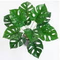 thumbnail image 4 of Gwong Decoración hogareña Artificial 12 Head Múltiples agujeros Monstera Deliciosa Plantas Verdes Decoración para el hogar Gwong 21032563, 4 of 6