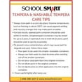 thumbnail image 2 of School Smart 2002759 1 gal Washable Tempera Paint, Black, 2 of 2