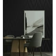 thumbnail image 2 of NextWall Jet Black Ikat Eclipse Peel and Stick Wallpaper - 20.9 in. W x 18 ft. L Roll, 2 of 7