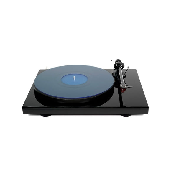Acrylic Turntable Platter Mat - Blue Lit - LP Slipmat