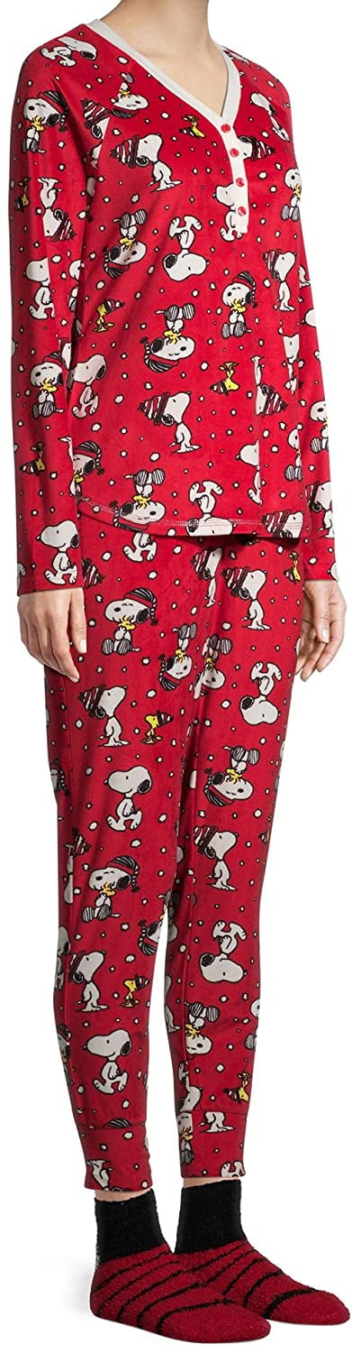 Richard Leeds Women's Snoopy Jogger Style Cuffed Lounge Sleep Pants