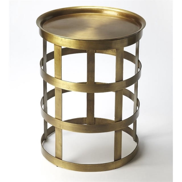 Butler Specialty Industrial Chic Regis End Table In Industrial Chic