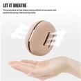 thumbnail image 3 of Makeup Sponge Holder Shatterproof Eco-Friendly Silicone Beauty Make Up Blender Case for Travel - Khaki, 3 of 5