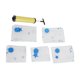 thumbnail image 5 of Juego de 5 bolsas de almacenamiento al vacío portátiles, reutilizables, para colchas, ropa, mantas y ropa de cama (bolsa de almacenamiento al vacío con bomba manual), 5 of 14