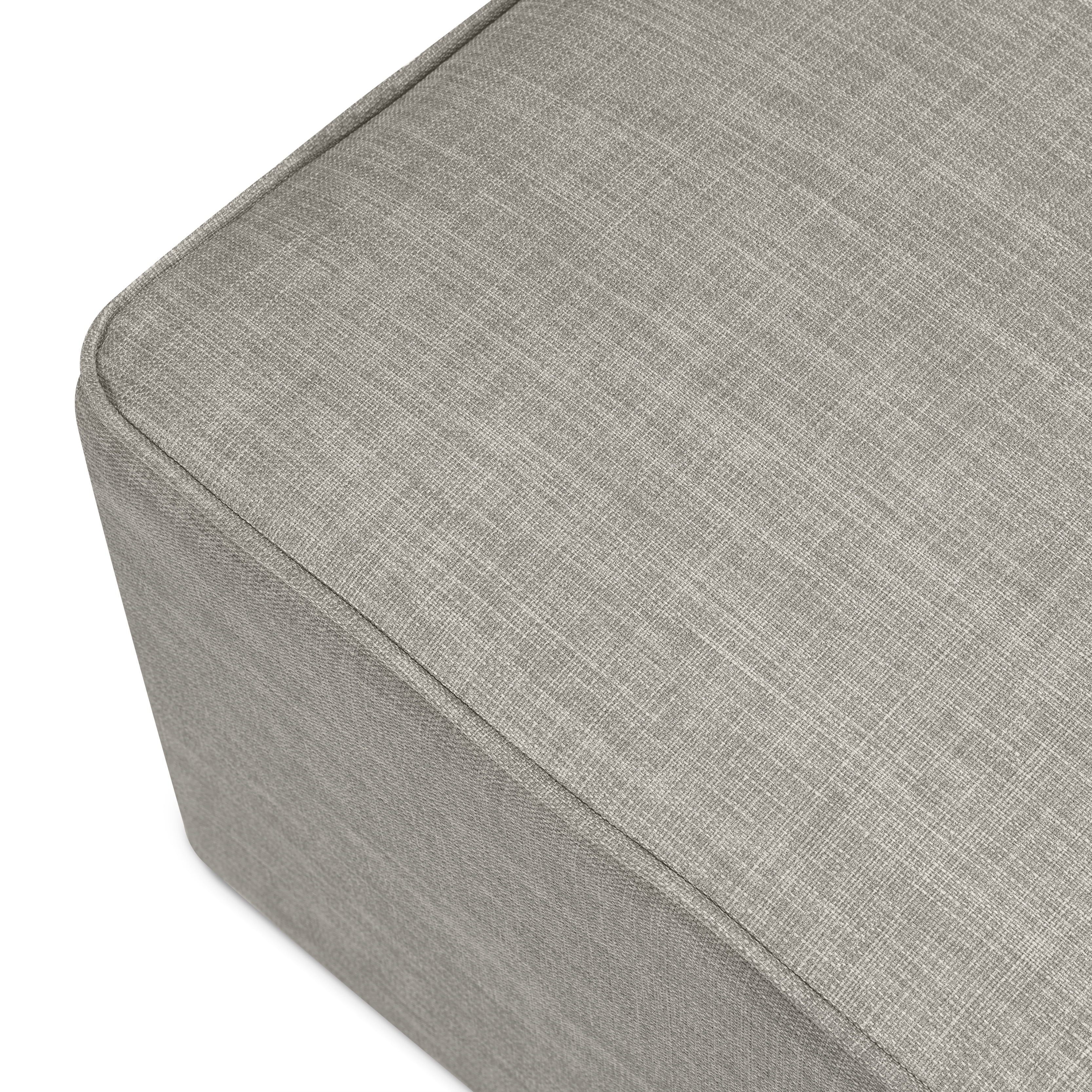 Davinci Universal Gliding Ottoman, Performance Grey