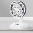 thumbnail image 7 of USB rechargeable desktop fan,Portable mini fan for desk,Compact personal fan for office,Quiet small fan for dorm room,Sleek design personal cooling fan,USB powered table fan, 7 of 7