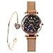 thumbnail image 3 of Fungorgt Montre Analogique pour Femmes avec Bracelet en Maille en Acier Inoxydable, Cadran 34mm, Poids 43g, Épaisseur 8mm, Longueur de Bracelet Réglable, Résistant à l'Eau, Mouvement Magnétique, 3 of 4